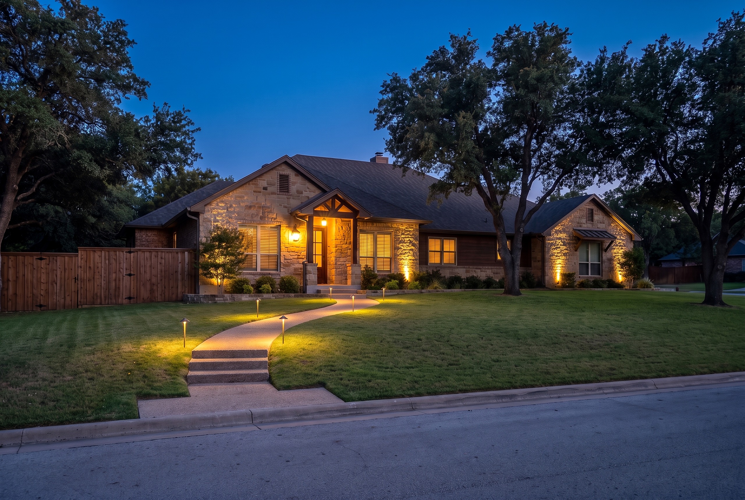 Ranch front yard, Essential